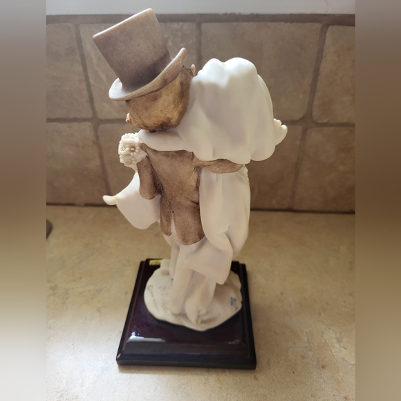 Giuseppe Armani "Just Married" Ceramic Decor Figurine 1986 Florence Couple - Picture 5 of 12